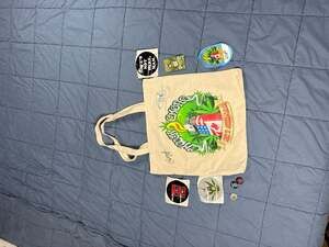Signed Cheech & Chong Light Up America & Canada VIP Tote Bag and Merch Bundle